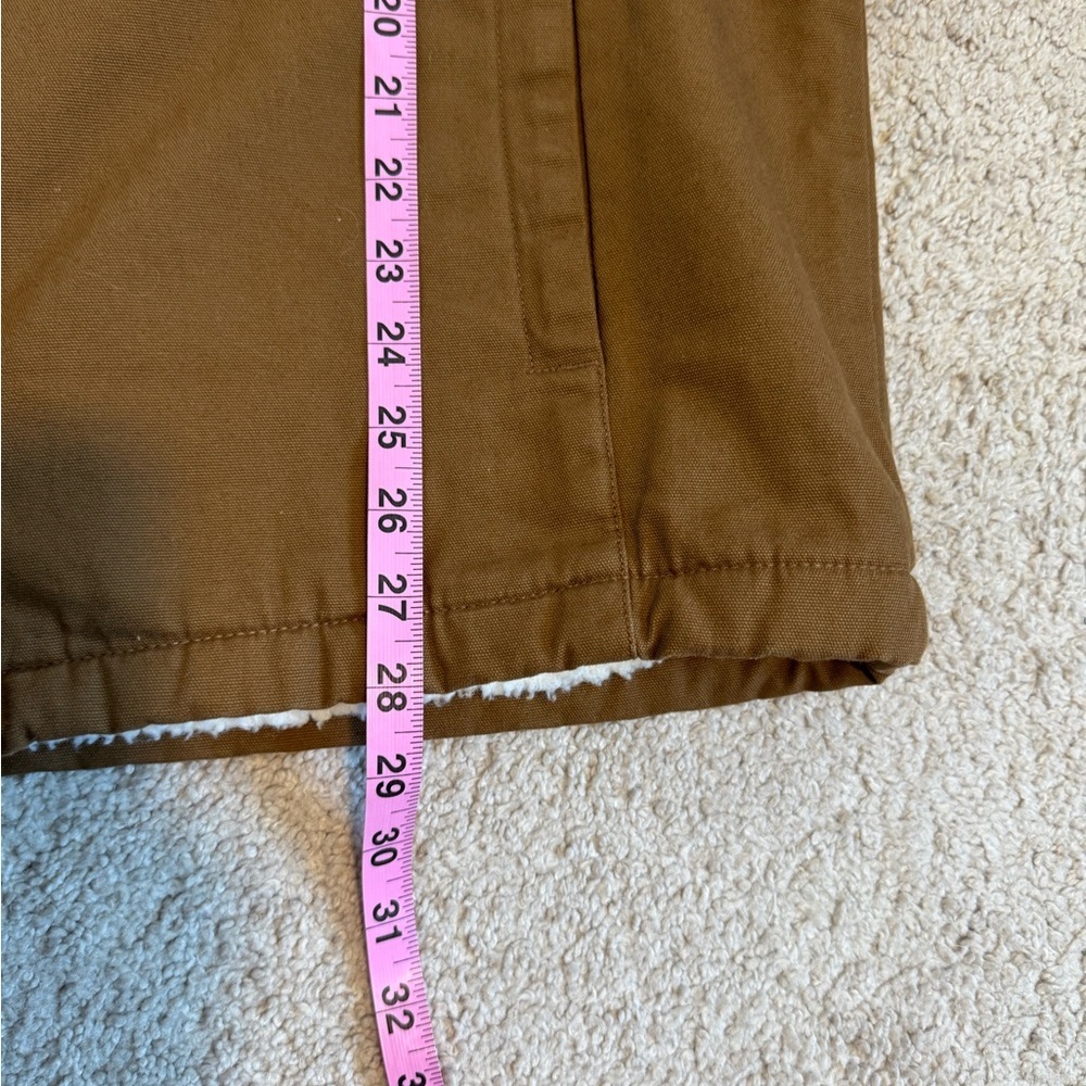 Lee Men’s Brown Sherpa Jacket Size Medium - Picture 12 of 12